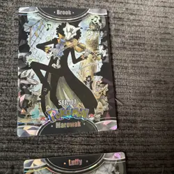 Pokemon Chinese Mengka 2 Lot Of 6 One Piece/pokemon Crossover Cards SER 5-10 - Image 4