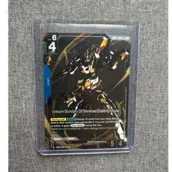 Unicorn Gundam 02 Banshee (Destroy Mode) GD01-003 LR+ Foil Gundam Card Game NM - Image 1