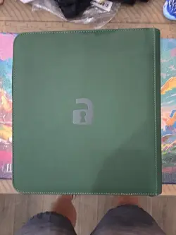Vault x Forest Green 12-Pocket Exo-Tec Zip Binder 480 Cards Used Near Mint - Image 1