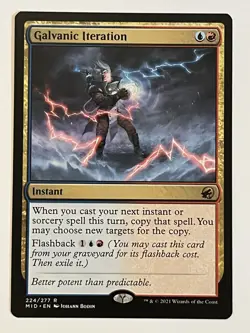 Galvanic Iteration Innistrad: Midnight Hunt Non-Foil Regular MTG - Image 1