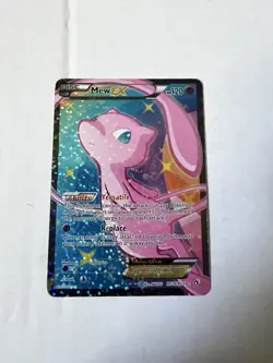 Mew EX RC24/RC25 Full Art Legendary Treasures Radiant Collection Pokemon Card - Image 1