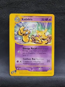 Kadabra 84/165 2002 Expedition Base Set Pokemon Card Non Holo - Image 1