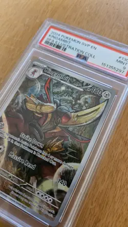PSA 9 Kingambit 130 Graded Pokemon Card - Image 1