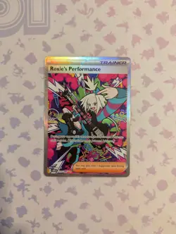 Roxie's Performance SIR 121/086 Chaos Rising CRI Pokemon Card Near Mint English - Image 1