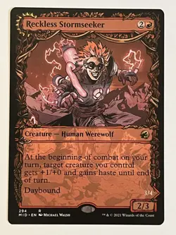 Reckless Stormseeker (Showcase) Innistrad: Midnight Hunt Non-Foil Regular MTG - Image 1
