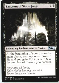 Sanctum of Stone Fangs 120 Uncommon Core Set 2021 Lightly Played - Image 2
