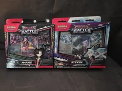 Pokemon Rival Battle Deck set of 2 Steven and Marnie Sealed - Image 1