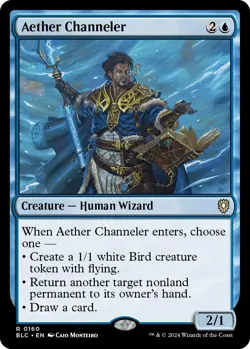 Aether Channeler [Bloomburrow Commander] Magic MTG - Image 1