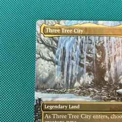 Wizards of the Coast Three Tree City Bloomburrow 0340 Rare Legendary Land 2024 - Image 3