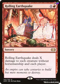 MTG Foil Rolling Earthquake 142 Double Masters NM Magic - Image 1