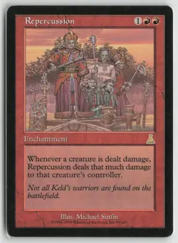 Repercussion Lightly Played 95 Urza's Destiny MTG - Image 1