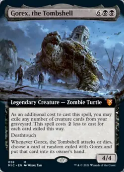 Gorex, the Tombshell (Extended) [Innistrad: Midnight Hunt Commander] Magic MTG - Image 1