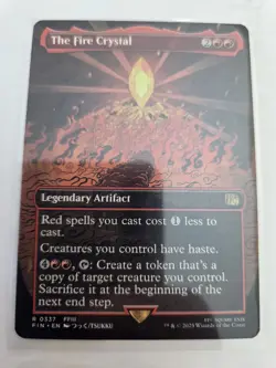 mtg, The Fire Crystal (Borderless) -Final Fantasy Regular NM - Image 1