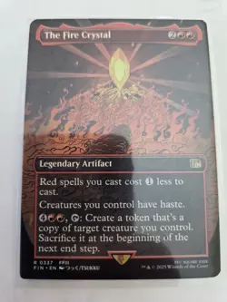 mtg, The Fire Crystal (Borderless) -Final Fantasy Regular NM - Image 3
