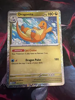 Pokemon TCG Dragonite Holo Card 2024 McDonald's Promo 012/015 - Image 1