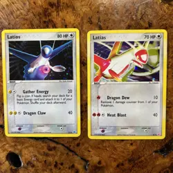 Pokemon TCG Latias & Latios EX Trainer Kit 1 holo rare 2/10 4/10 2004 Both M NM - Image 1