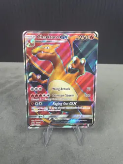 Charizard GX SM60 Black Star Promo Full Art Ultra Rare Pokemon TCG English LP - Image 1