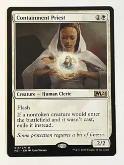 Containment Priest Core Set 2021 Non-Foil Regular MTG - Image 1