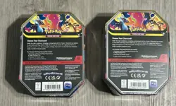 2 Pokemon TCG Mega Charizard X + Y ex Tin Bundle Sealed New - Image 2