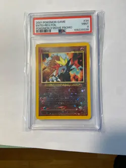 2001 Pokemon Game Entei-Rev.Foil Pokemon 3 Movie Promo - Image 2