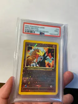 2001 Pokemon Game Entei-Rev.Foil Pokemon 3 Movie Promo - Image 4