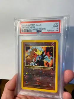 2001 Pokemon Game Entei-Rev.Foil Pokemon 3 Movie Promo - Image 5