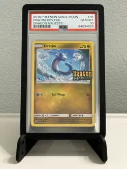 Dratini Toys R Us Promo Pokemon Sun & Moon Dragon Majesty PSA 10 - Image 1