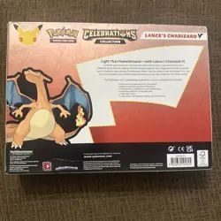 Pokemon TCG Celebrations Collection Box Lance's Charizard V New read description - Image 2