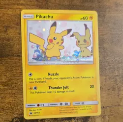 The Pokemon Company Pikachu SM04 SM Promo Holo Pokemon TCG Card English HP 70 - Image 1