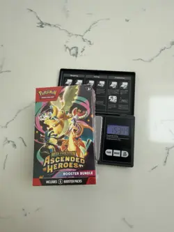 Pokemon TCG Ascended Hero’s HEAVY Booster Bundle POTENTIAL GOD PACK 153.49 GRAMS - Image 1