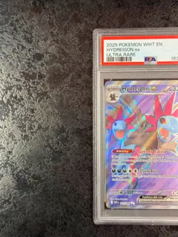 2025 POKEMON WHITE FLARE EN HYDREIGON EX ULTRA RARE #162 MINT 💎 PSA 9 - Image 3