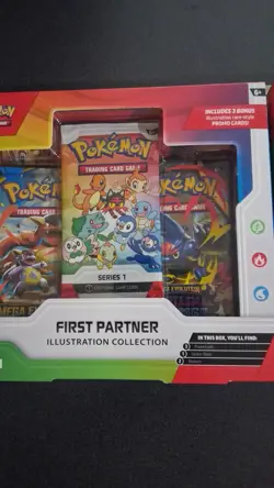 Pokemon TCG First Partner Illustration Collection S1 2 Boxes, 3 Promos - Image 2