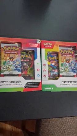 Pokemon TCG First Partner Illustration Collection S1 2 Boxes, 3 Promos - Image 3