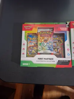 Pokemon TCG First Partner Illustration Collection S1 2 Boxes, 3 Promos - Image 5
