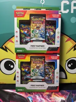 Pokemon TCG First Partner Illustration Collection Series 1 Lot of 2 - Sealed - Image 1