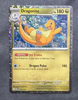 Pokemon Dragonite Holo Rare McDonald’s Promo M24 012/015 NM - Image 1