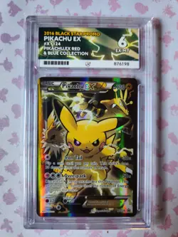 Pokemon Pikachu TCG EX XY XY124 Black Star Promo Ace 6 Near Mint 💎 - Image 1