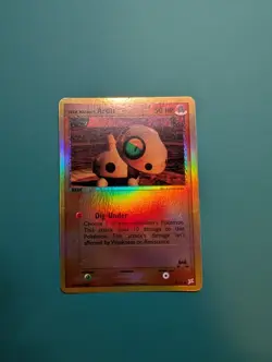 Pokemon Card 2004 EX Team Magma VS Team Aqua Reverse Holo Common Aron 59/95 NM - Image 1