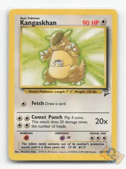 Pokemon TCG - Kangaskhan 26/130 Lightly Played Rare Base Set 2 - Image 1