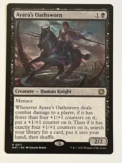 Ayara's Oathsworn March of the Machine: The Aftermath Non-Foil Regular MTG - Image 1