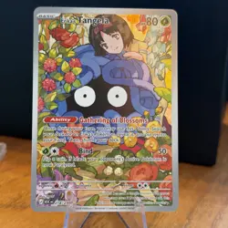 Erika's Tangela 218/217 NM/M Illustration Rare Ascended Heroes Pokemon Holo - Image 1