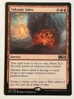 Volcanic Salvo Core Set 2021 Non-Foil Regular MTG - Image 1