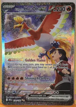 Ethan's Ho-Oh ex SIR Holo SV10: Destined Rivals 230/182 NM Pokemon TCG - Image 1
