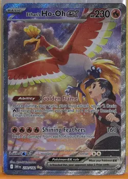 Ethan's Ho-Oh ex SIR Holo SV10: Destined Rivals 230/182 NM Pokemon TCG - Image 2