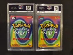 Bundle of PSA 9 Charmander & Charmeleon Topps Pokemon Movie Edition - Image 3