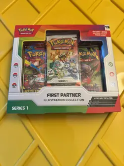 Pokemon TCG First Partner Illustration Collection Series 1 Promo Booster Box - Image 1