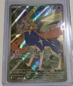 Zacian 100/094 Illustration Rare Phantasmal Flames Pokemon Near Mint - Image 1