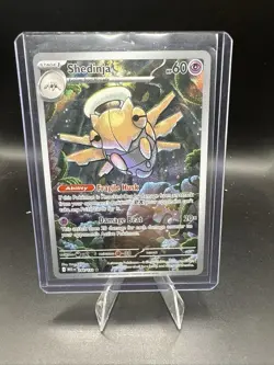 Pokemon Mega Evolution Shedinja Illustration Rare 144/132 NM - Image 1