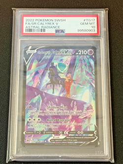 2022 Pokemon SWSH Astral Radiance Shadow Rider Calyrex V #TG17 PSA 10 GEM MINT - Image 1