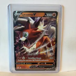 Lycanroc V 091/203 Evolving Skies Ultra Rare NM Pokemon TCG - Image 1
